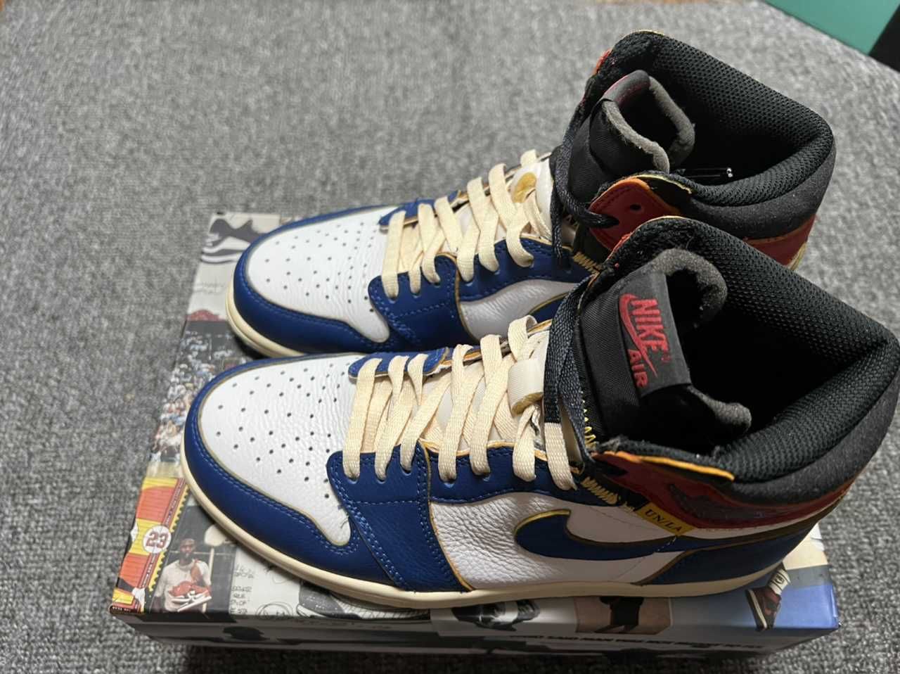 Union × Nike Air Jordan 1 Retro High OG NRG "Storm Blue/Varsity Red"