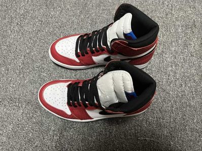Spiderman × Nike Air Jordan 1 Origin Story "Gym Red/White/Photo Blue/Black"