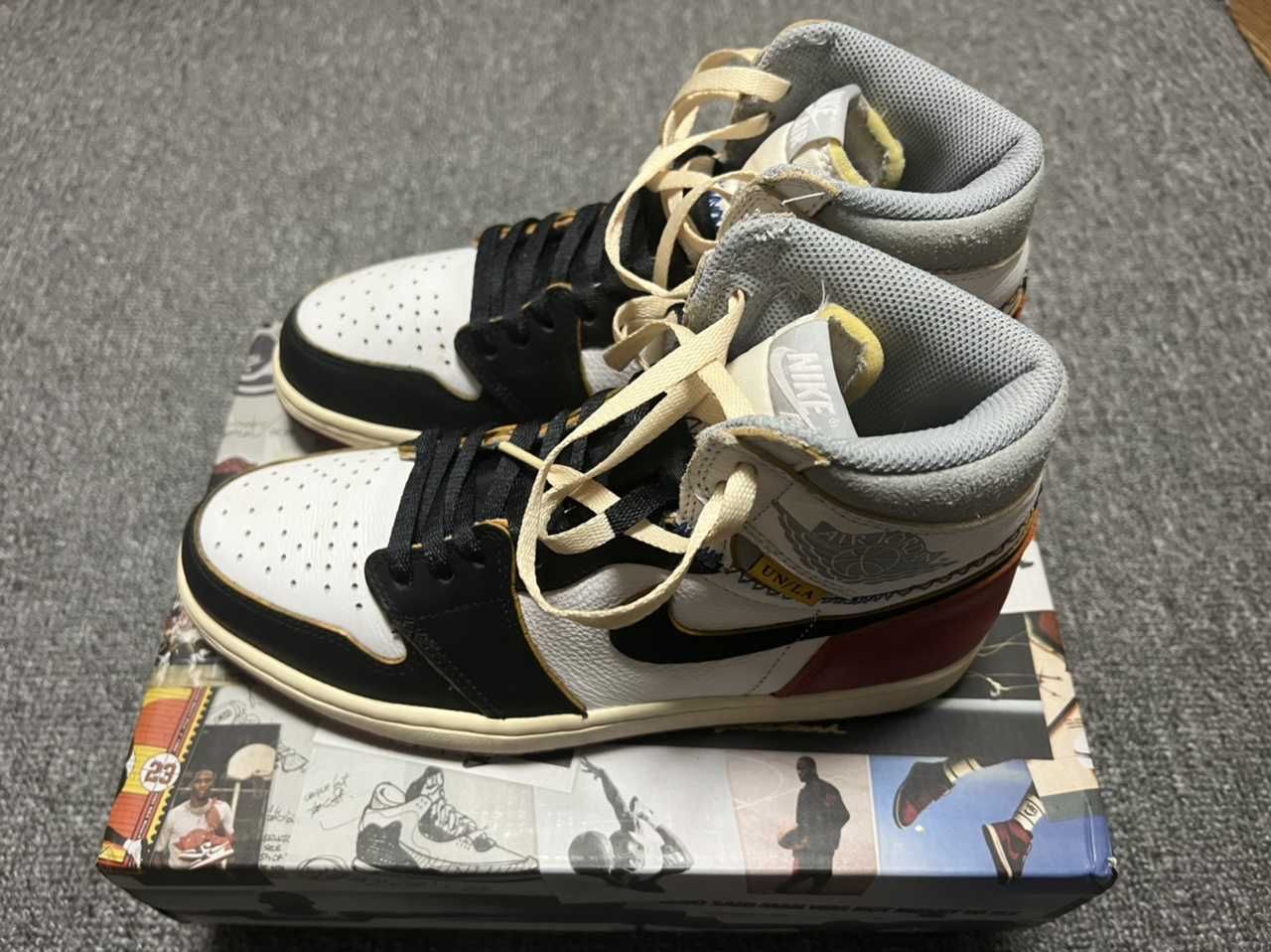 UNION × Nike Air Jordan 1 Retro High OG NRG "Varsity Red/Wolf Grey"