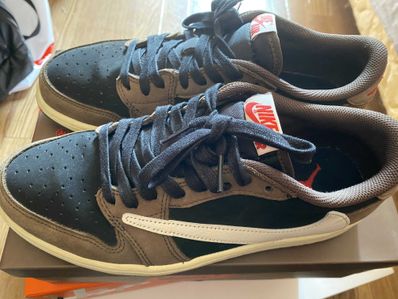 Travis Scott × Nike Air Jordan 1 Low OG SP-T "Black/Dark Mocha"
