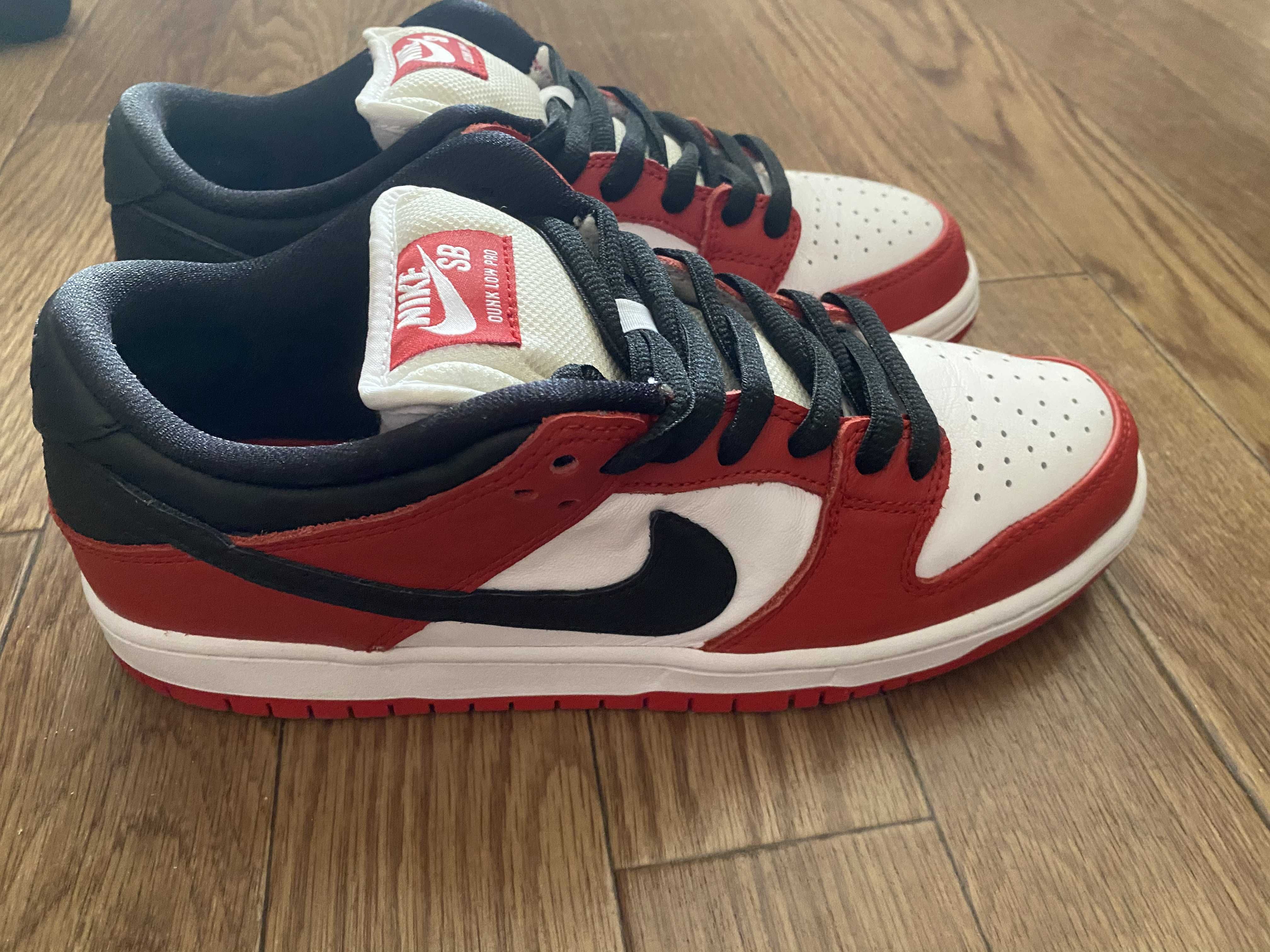 Nike SB Dunk Low Pro "J-Pack Chicago/Varsity Red and White"