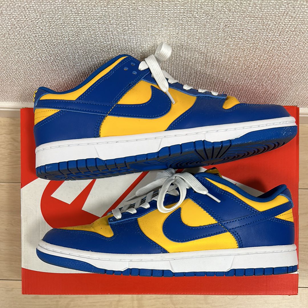 Nike Dunk Low "Blue Jay and University Gold"