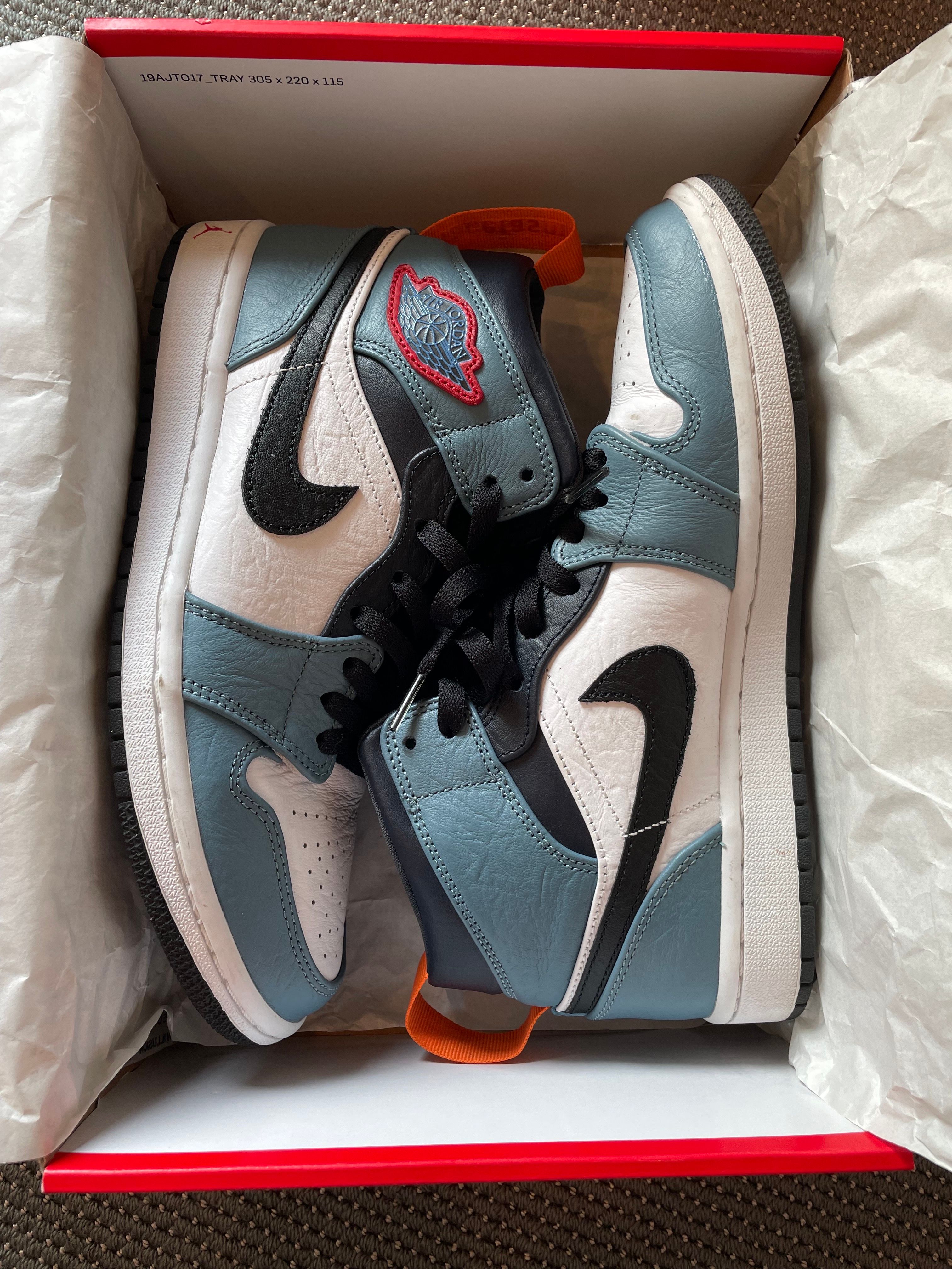 FACETASM × Nike Air Jordan 1 Mid "White/Navy"