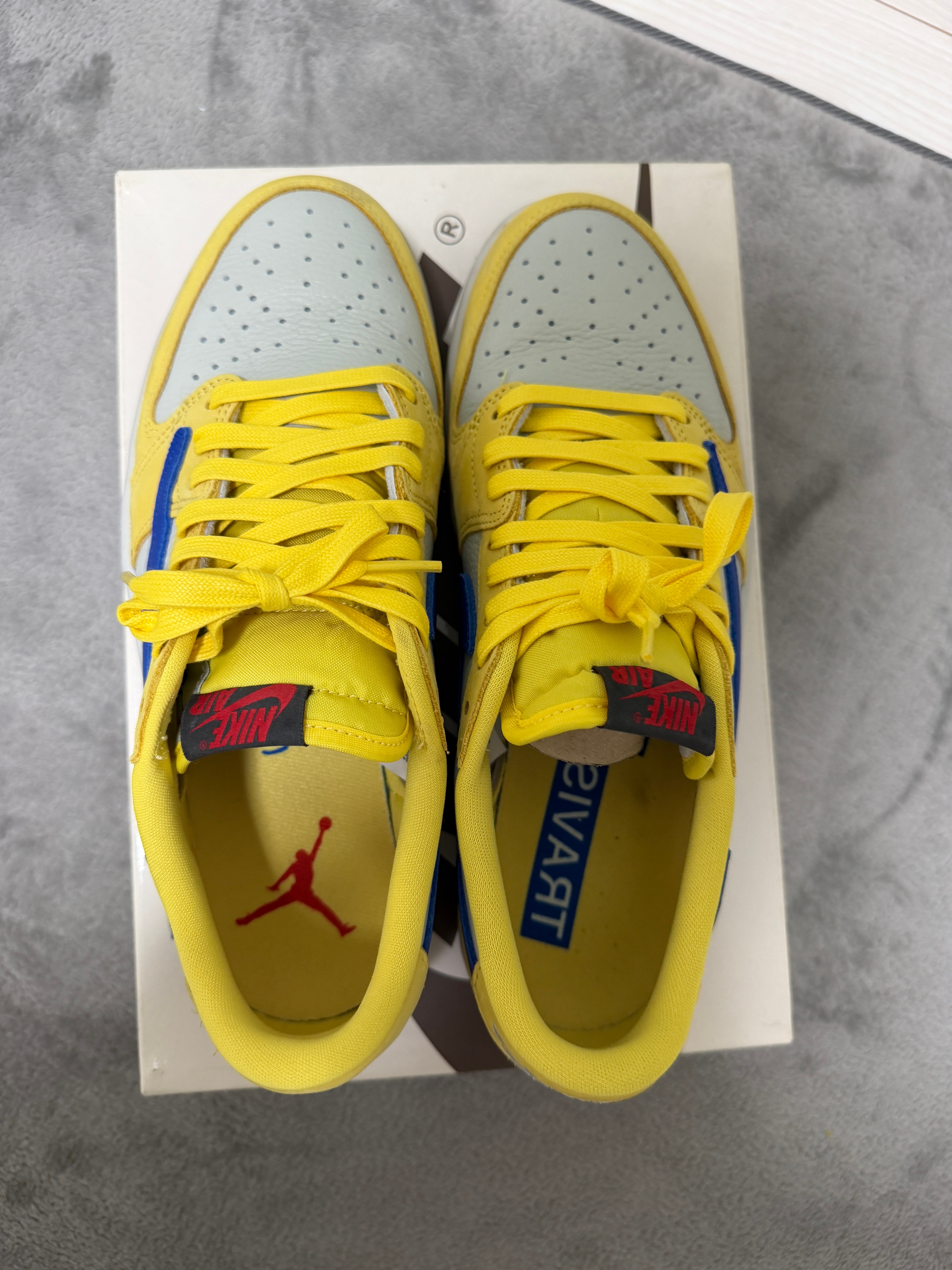 Travis Scott × Nike Women's Air Jordan 1 Retro Low OG "Canary"