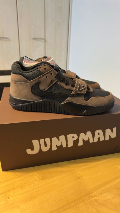 Travis Scott × Nike Jordan Jumpman Jack TR CJ1 T-Rexx "Black and Dark Mocha"