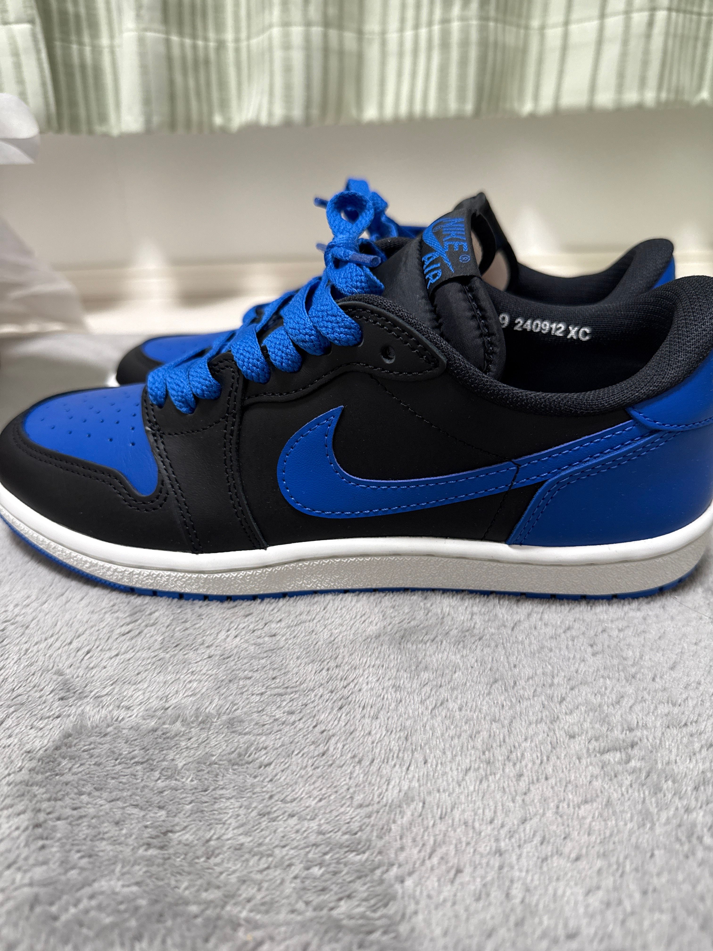 Nike Air Jordan 1 Low '85 "Black and Royal Blue"