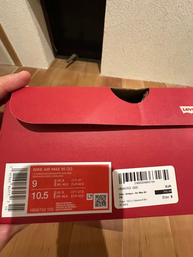 Levi's × Nike Air Max 95 OG "Denim White"