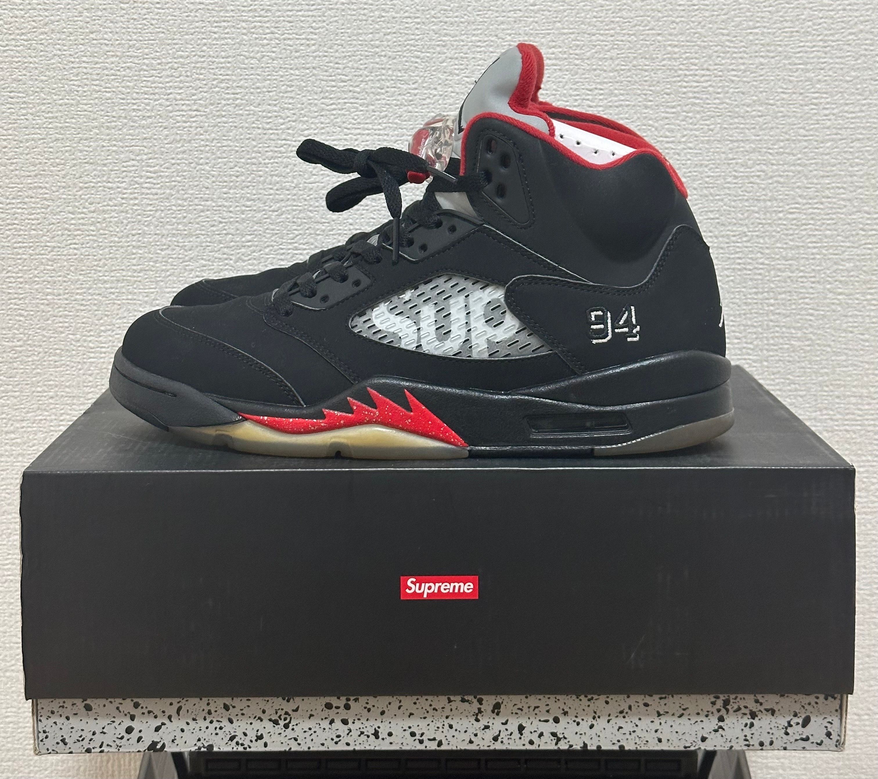 Supreme × Nike Air Jordan 5 Retro "Black"