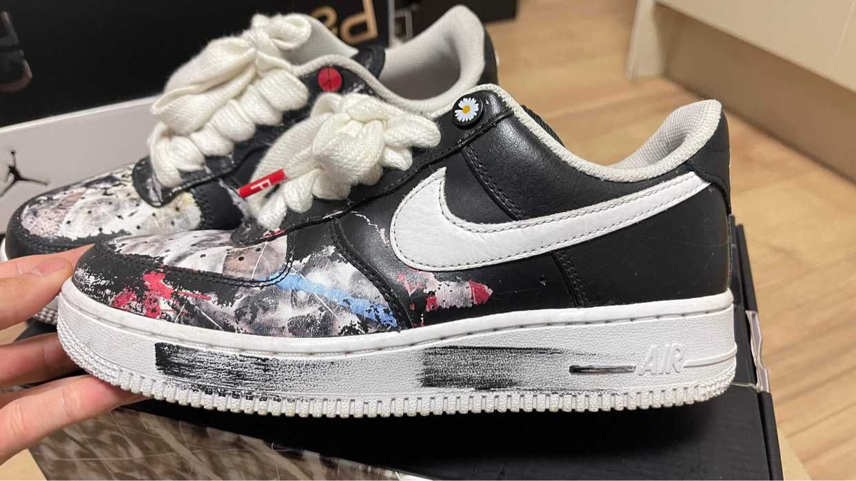 PEACEMINUSONE × Nike Air Force 1 Low Para Noise "Black" / G-DRAGON