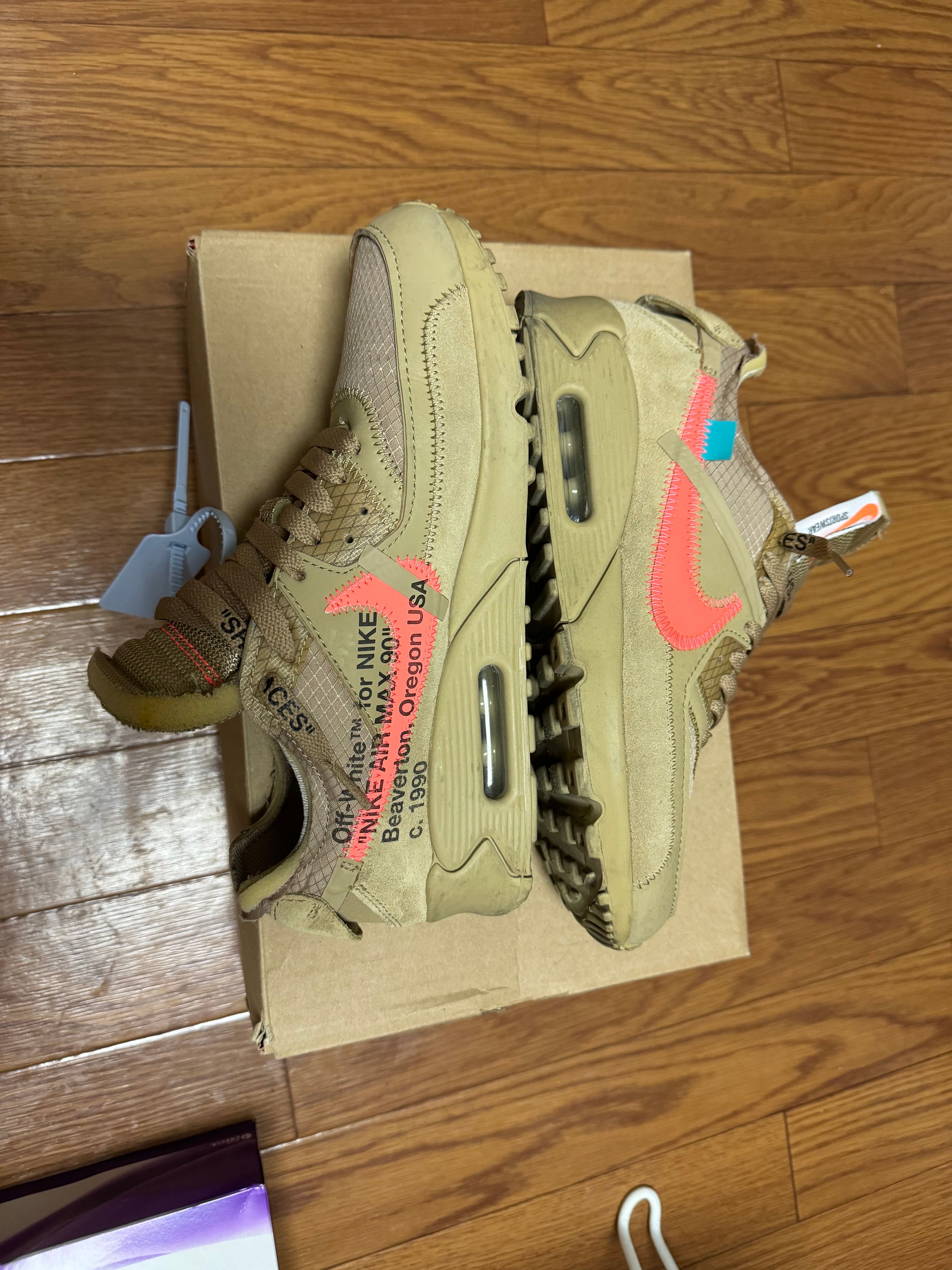 Off-White × Nike Air Max 90 "Desert Ore"