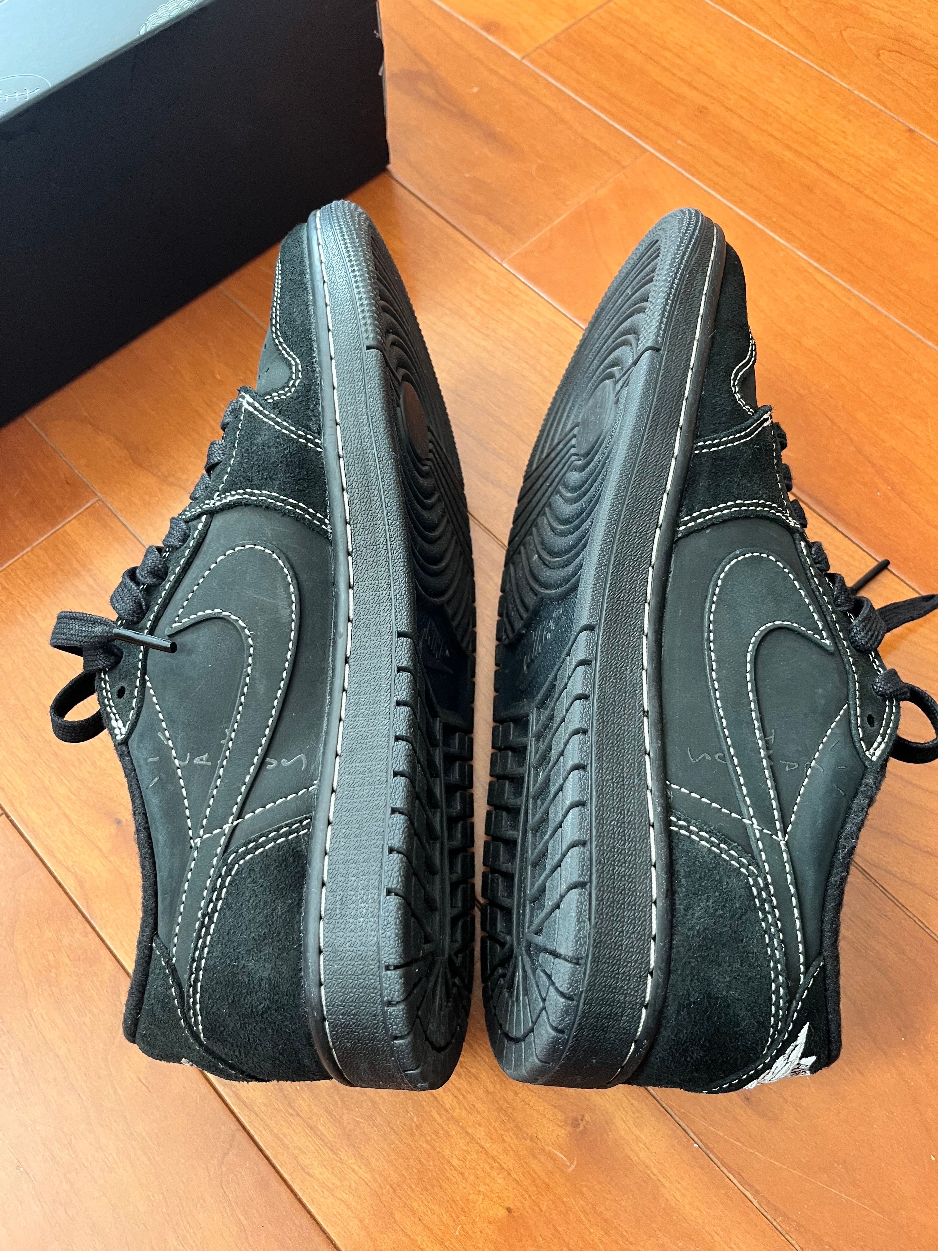 Travis Scott × Nike Air Jordan 1 Low OG SP "Black Phantom"