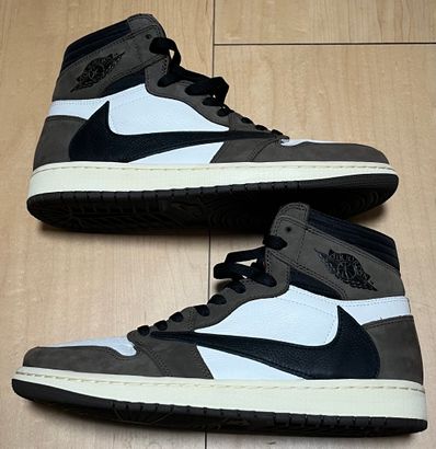Travis Scott × Nike Air Jordan 1 Retro High OG TS SP "Sail/Dark Mocha"