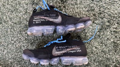 Off-White × Nike Air Vapormax "Black/Total Orange/Clear"