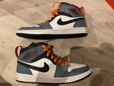 FACETASM × Nike Air Jordan 1 Mid "White/Navy"