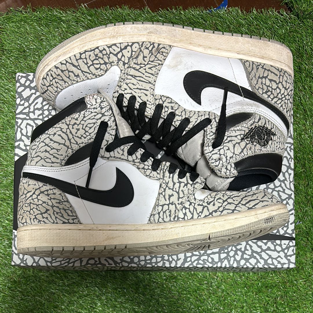 Nike Air Jordan 1 High OG "White Cement/Safari"