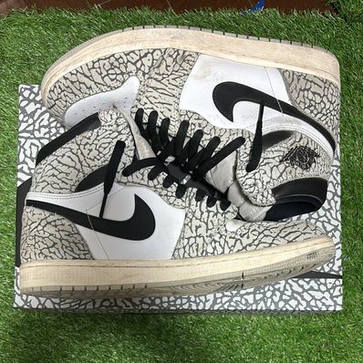 Nike Air Jordan 1 High OG "White Cement/Safari"