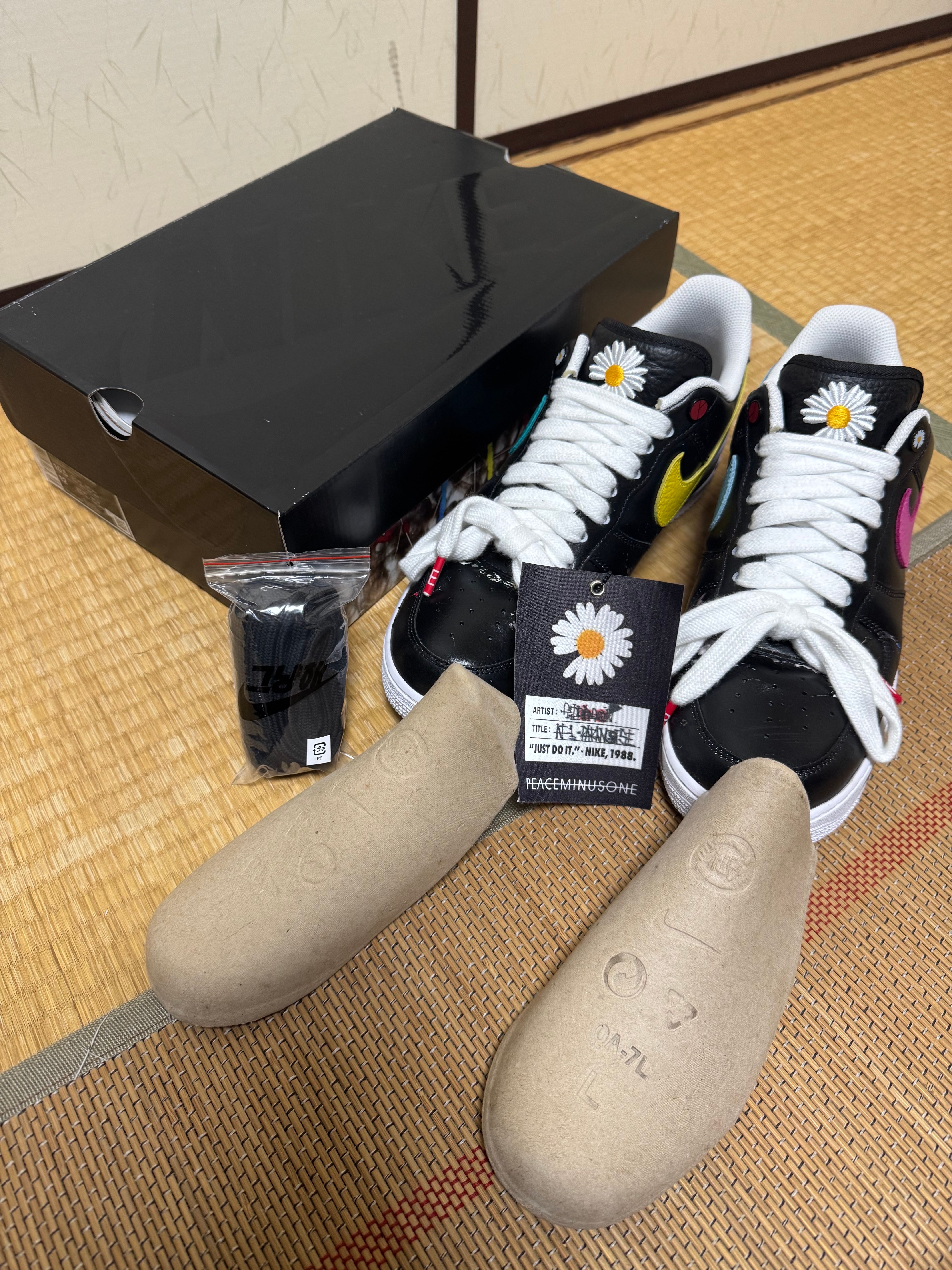 PEACEMINUSONE × Nike Air Force 1 Low '07 Para-Noise 3.0 "Black and Multi-Color" / G-DRAGON