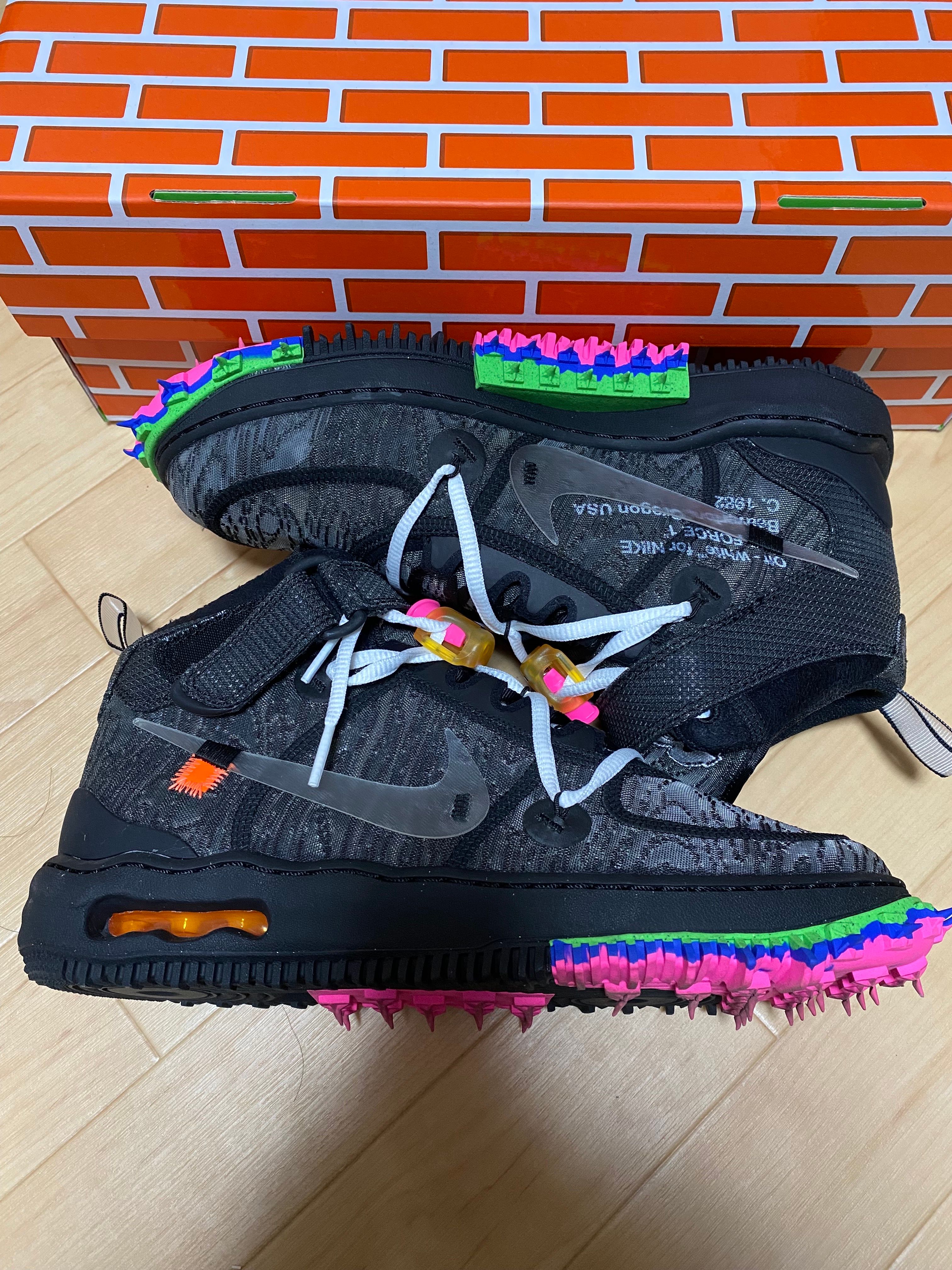 Off-White × Nike Air Force 1 Mid "Black"