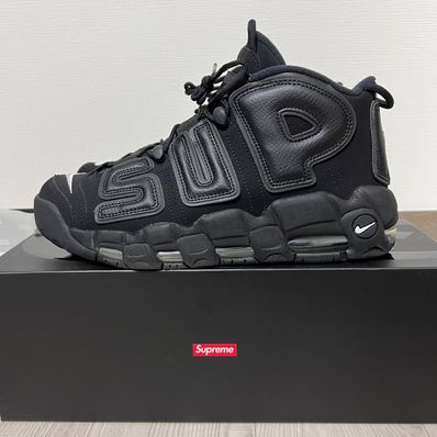 Supreme × Nike Air More Uptempo "Black"