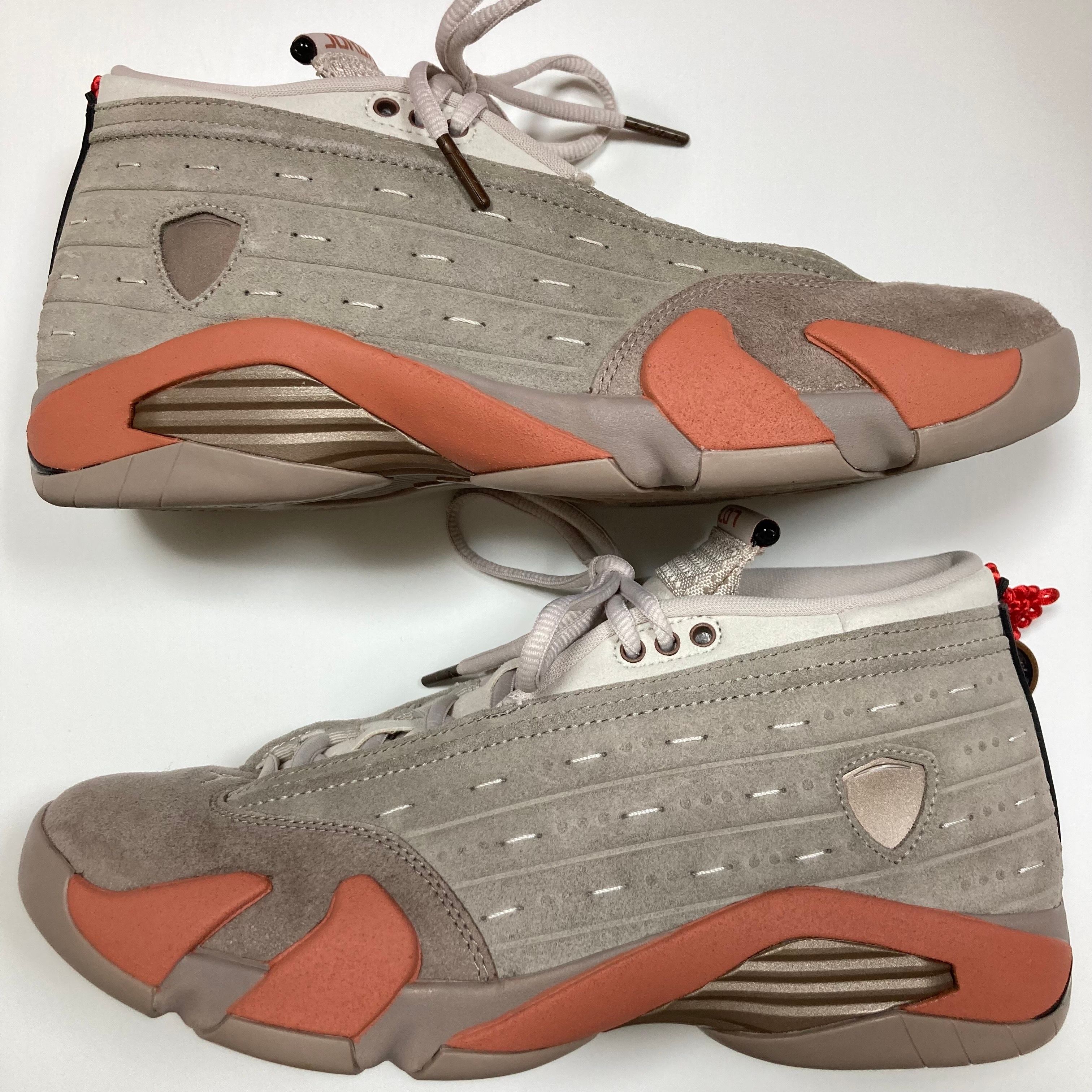 Clot × Nike Air Jordan 14 Low "Brown"