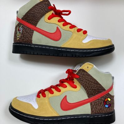 Color Skates x Nike SB Dunk High "Kebab And Destroy"