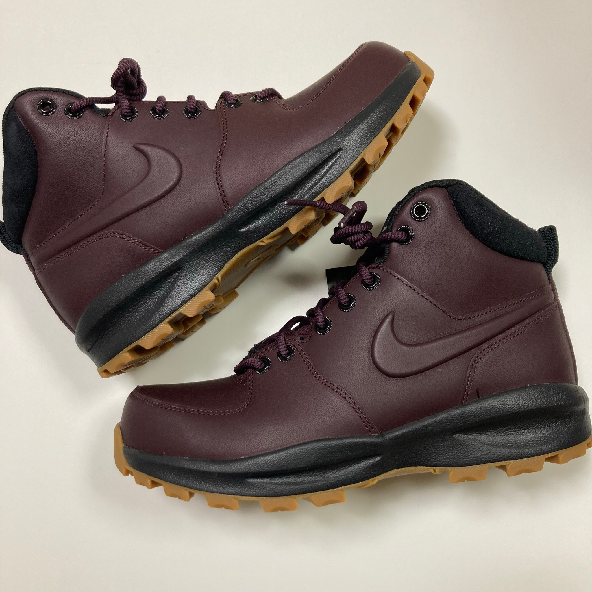 Nike Manoa Leather "Burgundy Crush/Black/Gum Medium Brown/Burgundy Crush"