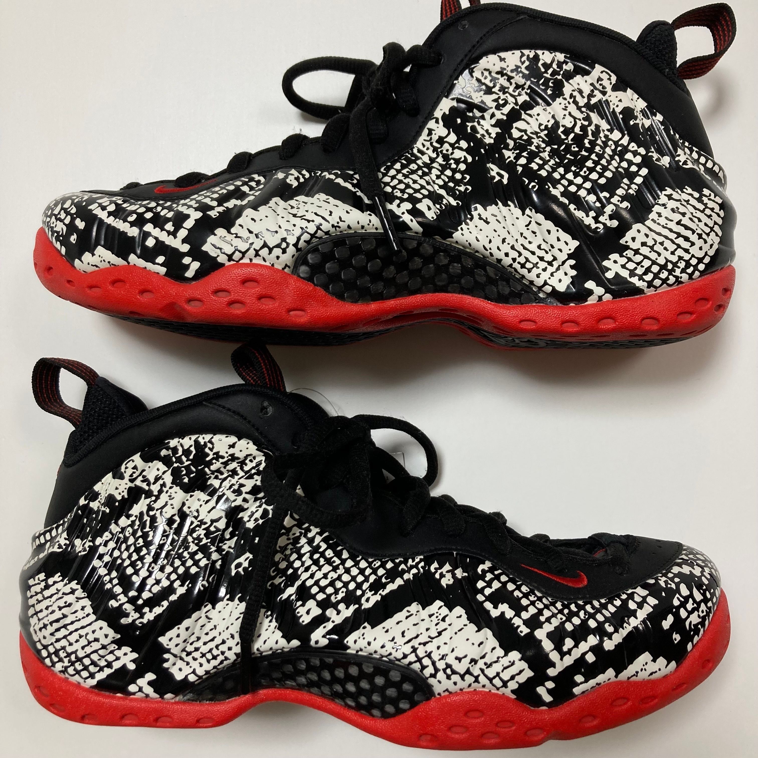 Nike Air Foamposite One "Sail/Black/Habanero Red"