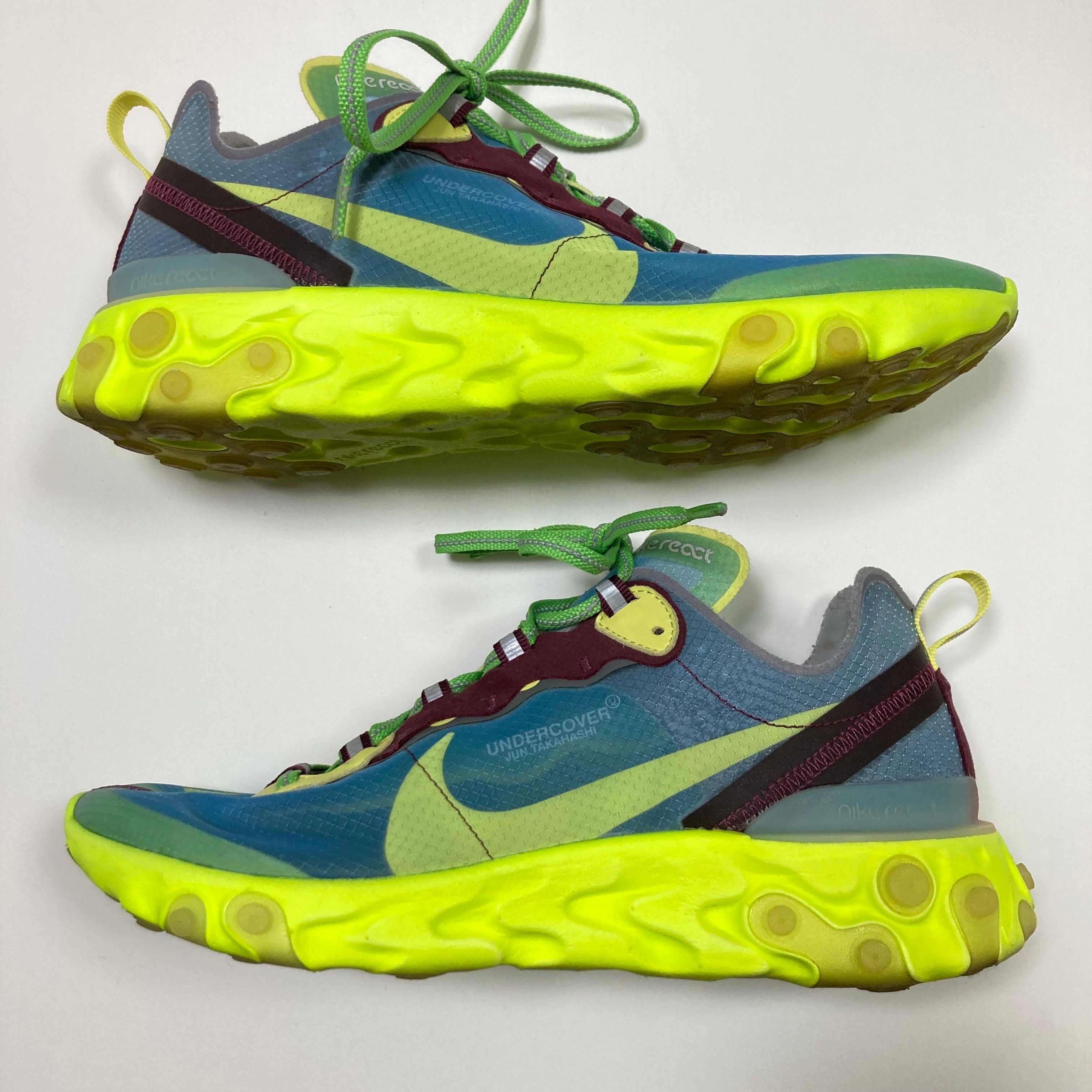 UNDERCOVER × Nike React Element 87 "Blue/Yellow"