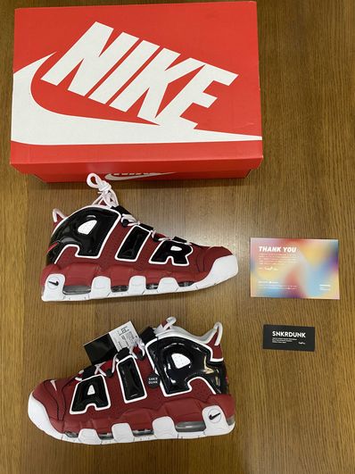 Nike Air More Uptempo ’96 "Black and Varsity Red" (2021)