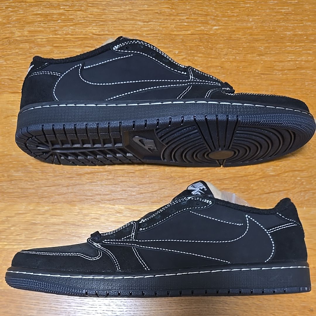 Travis Scott × Nike Air Jordan 1 Low OG SP "Black Phantom"