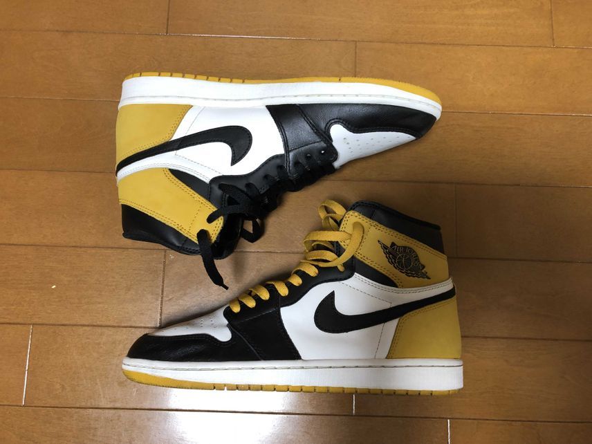 Nike Air Jordan 1 Retro High OG "Black Toe/Yellow Ochre"