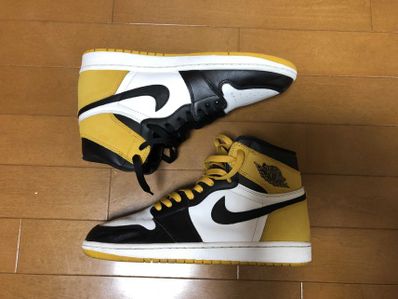 Nike Air Jordan 1 Retro High OG "Black Toe/Yellow Ochre"