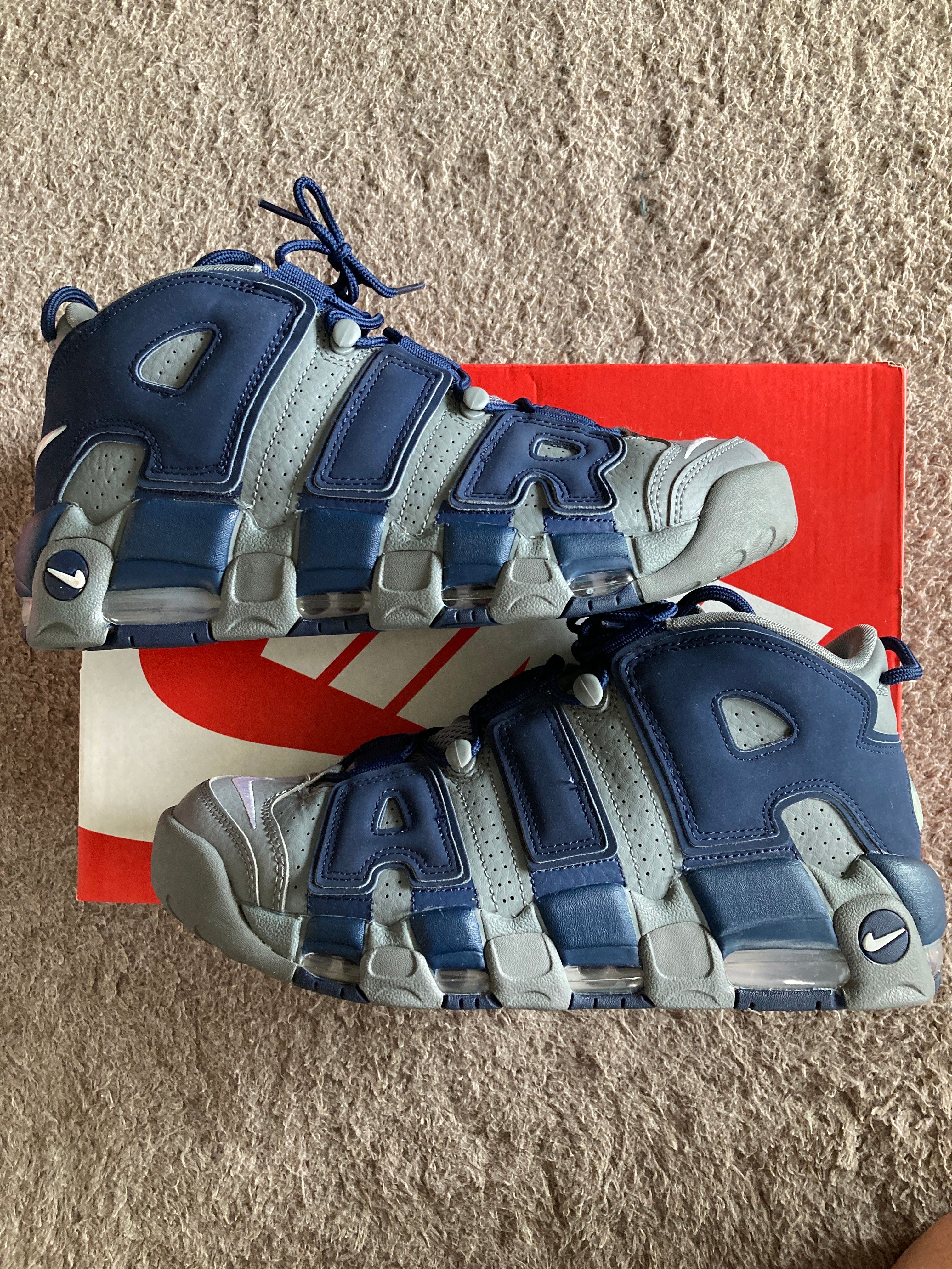 Nike Air More Uptempo '96 "Cool Grey/White/Midnight Navy"
