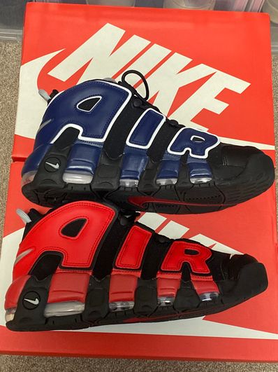 Nike Air More Uptempo '96 "Black and University Red"