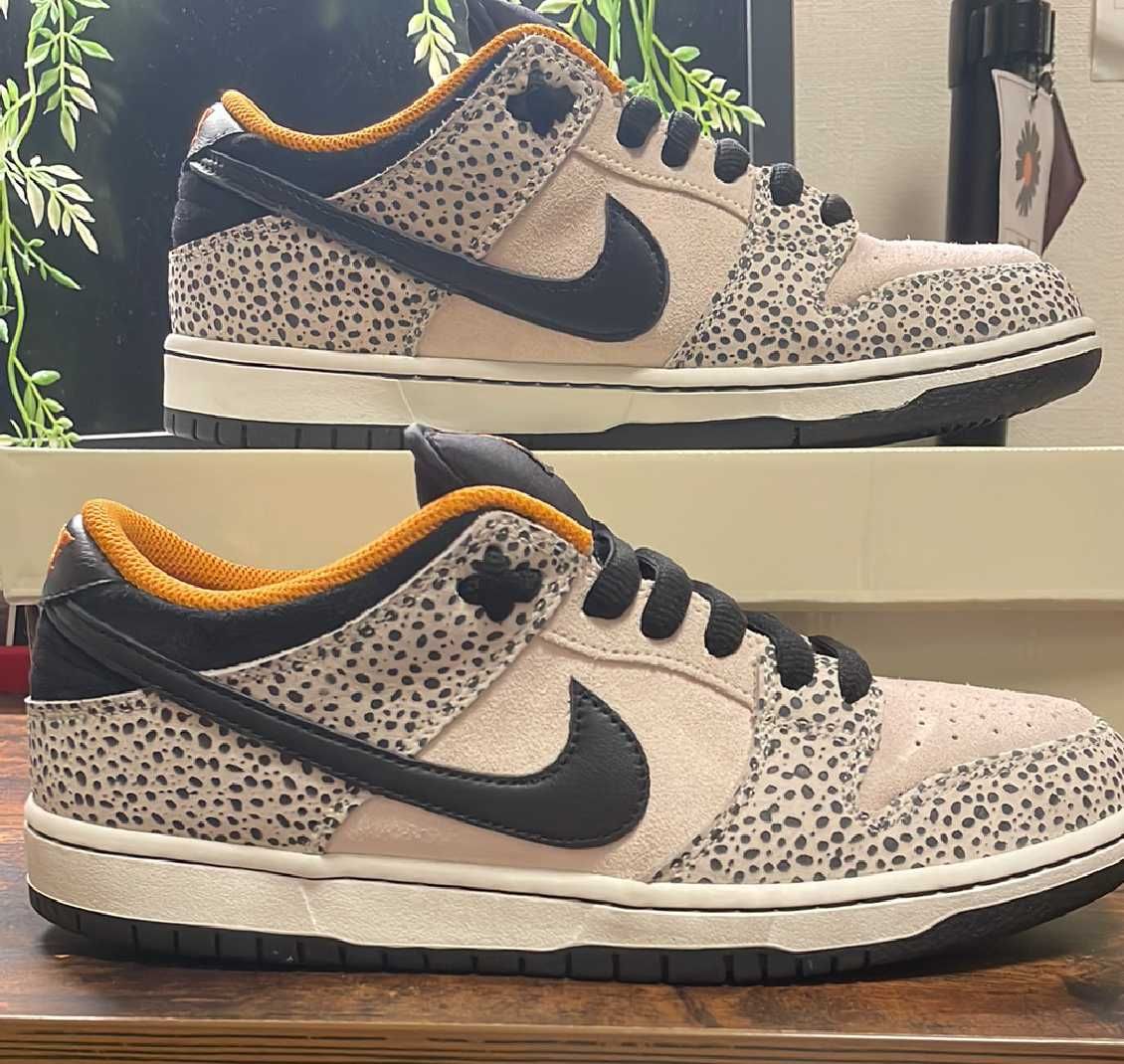Nike SB Dunk Low Pro Electric Safari "Phantom and Black"