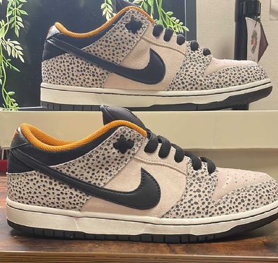 Nike SB Dunk Low Pro Electric Safari "Phantom and Black"