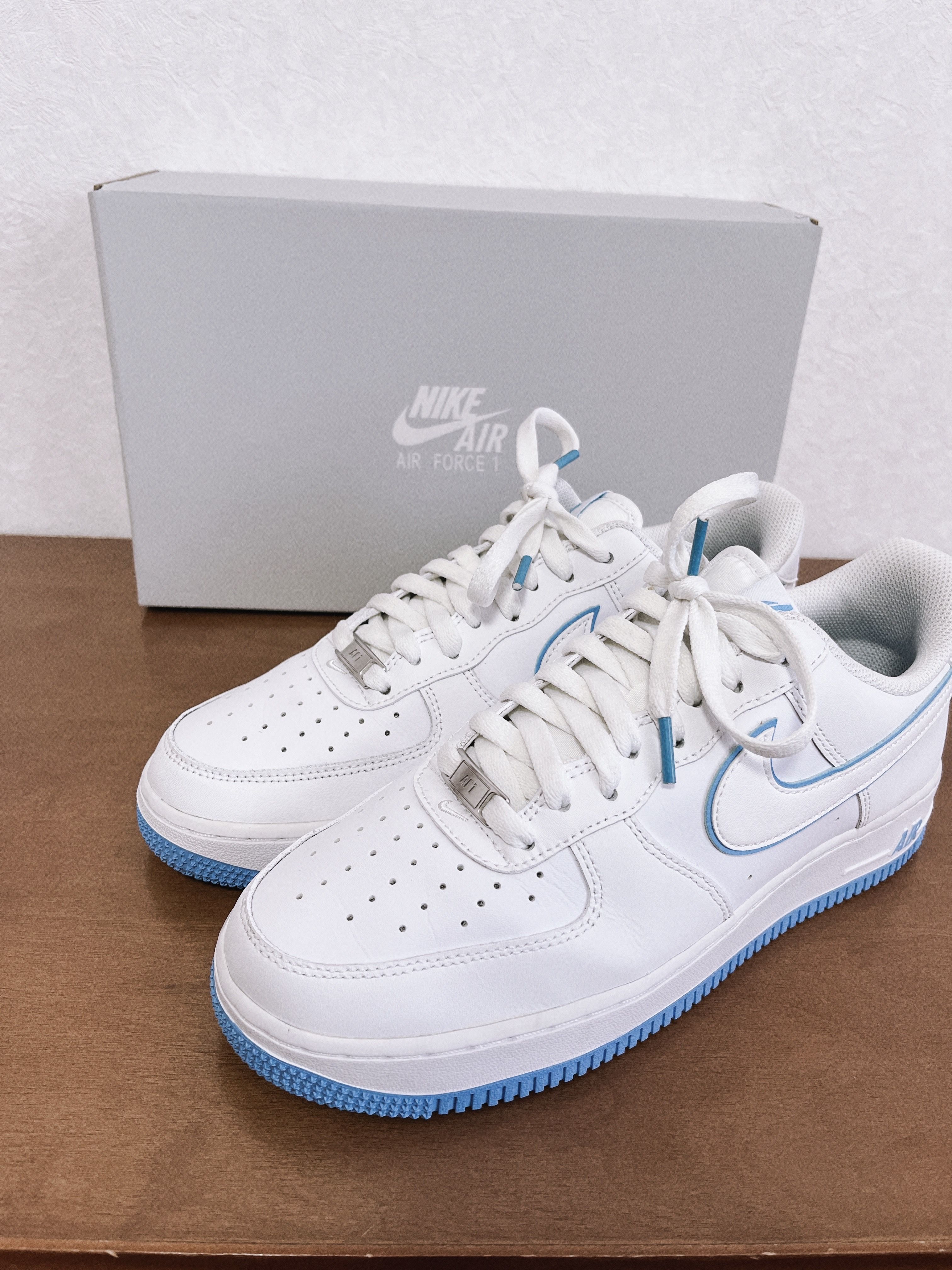 Nike Air Force 1 Low "White and University Blue"