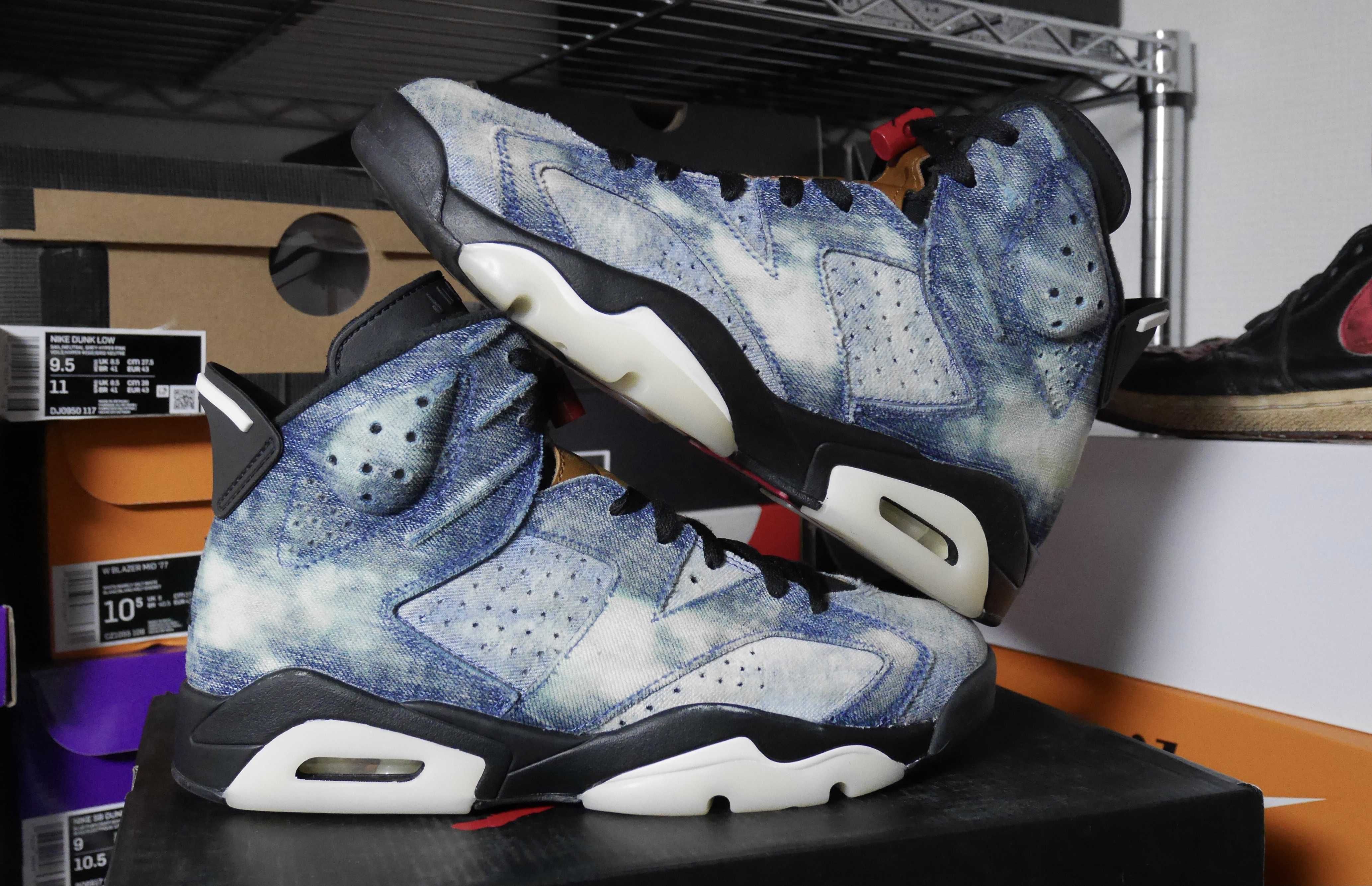 NIKE AIR JORDAN 6 "WASHED DENIM"