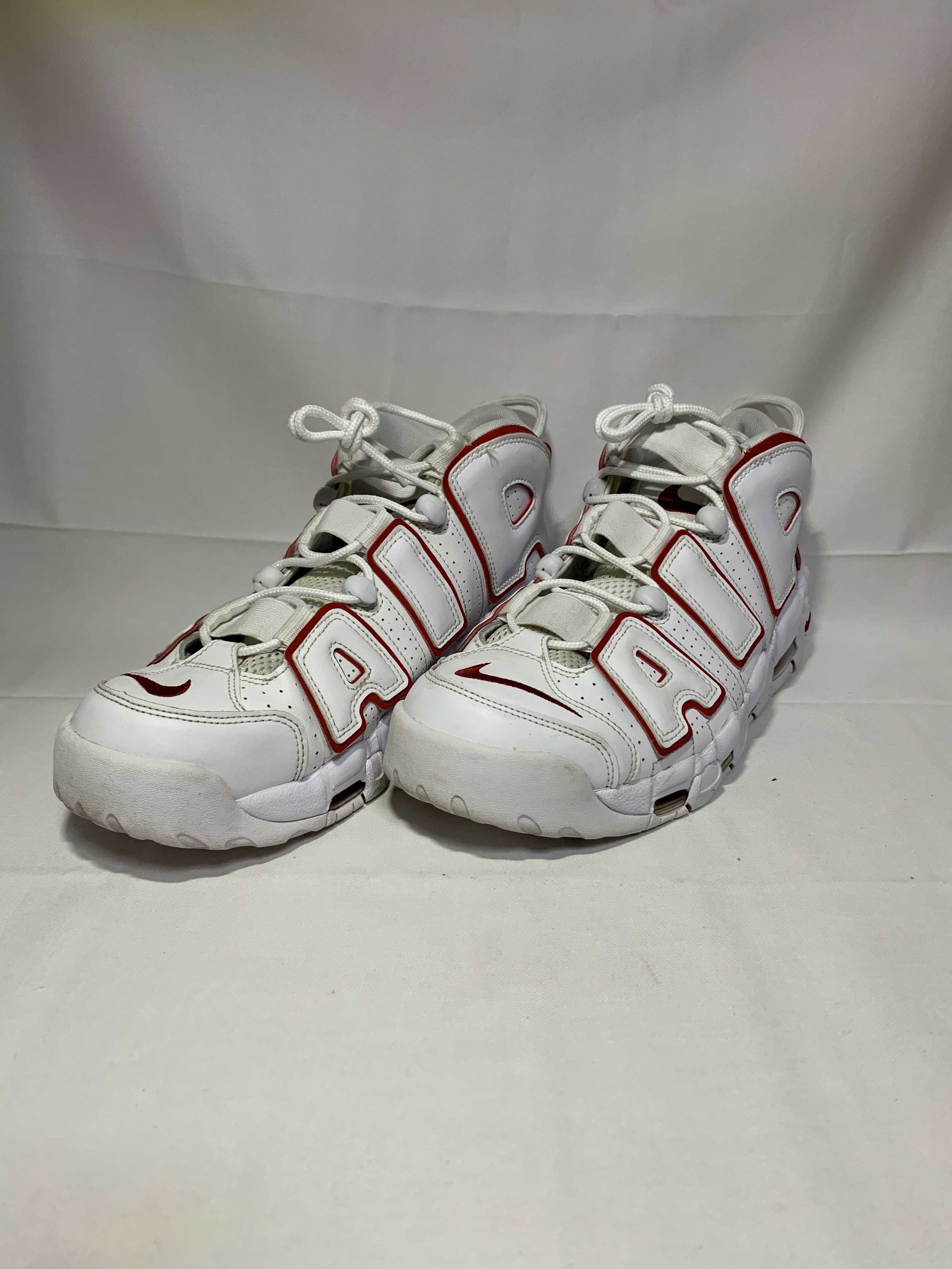 NIKE AIR MORE UPTEMPO "WHITE/VARSITY RED" (2021)