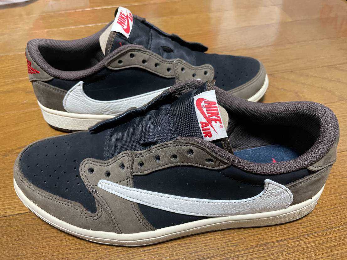 Travis Scott × Nike Air Jordan 1 Low OG SP-T  "Black/Dark Mocha"