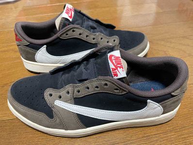 Travis Scott × Nike Air Jordan 1 Low OG SP-T "Black/Dark Mocha"