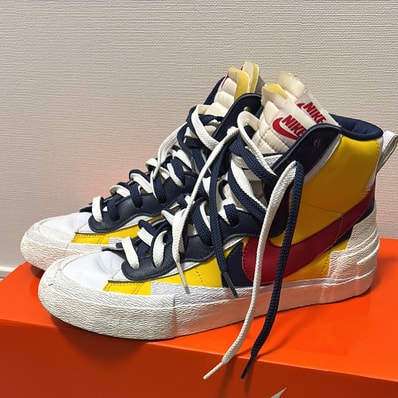 sacai × Nike Blazer Mid "Varsity Maize/Varsity Red"