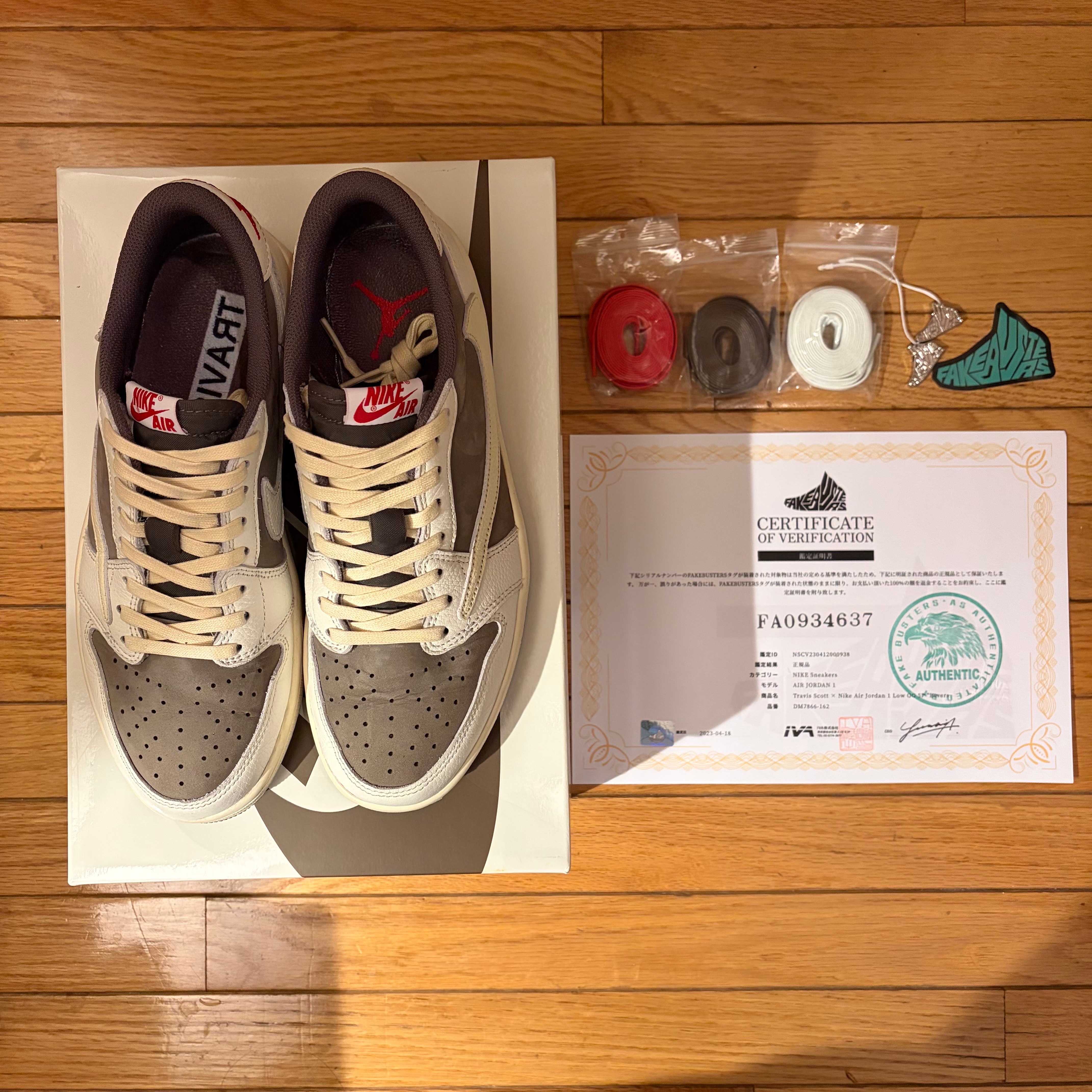 Travis Scott × Nike Air Jordan 1 Low OG SP "Reverse Mocha/Sail and Ridgerock"