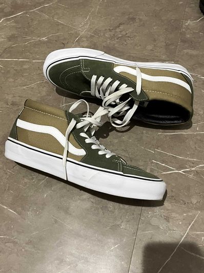 JJJJound × Vans Sk8-Mid "Green"