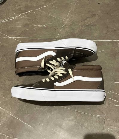 JJJJOUND × VANS SK8-MID "BROWN"