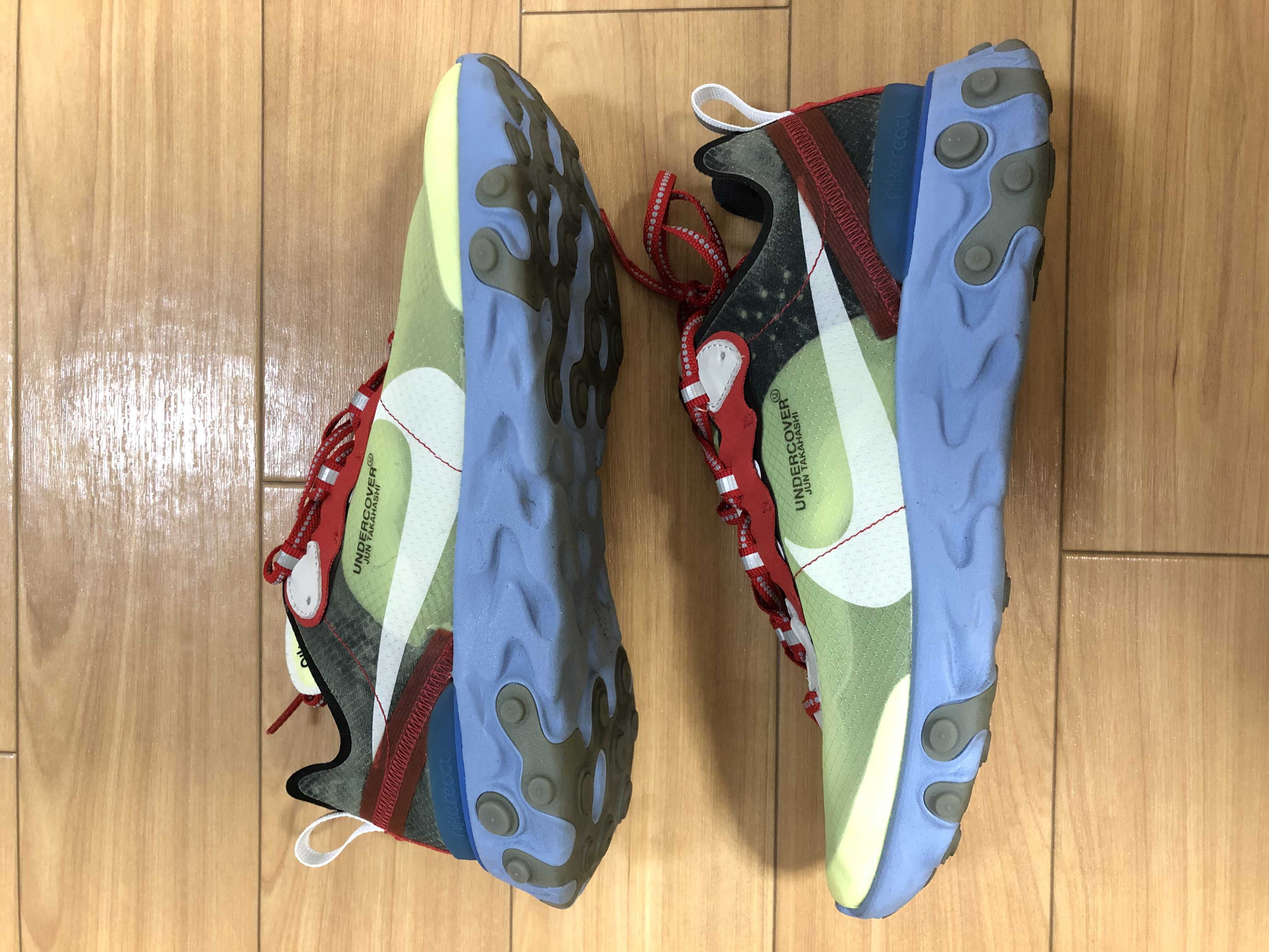 UNDERCOVER × Nike React Element 87 "Yellow/Red"