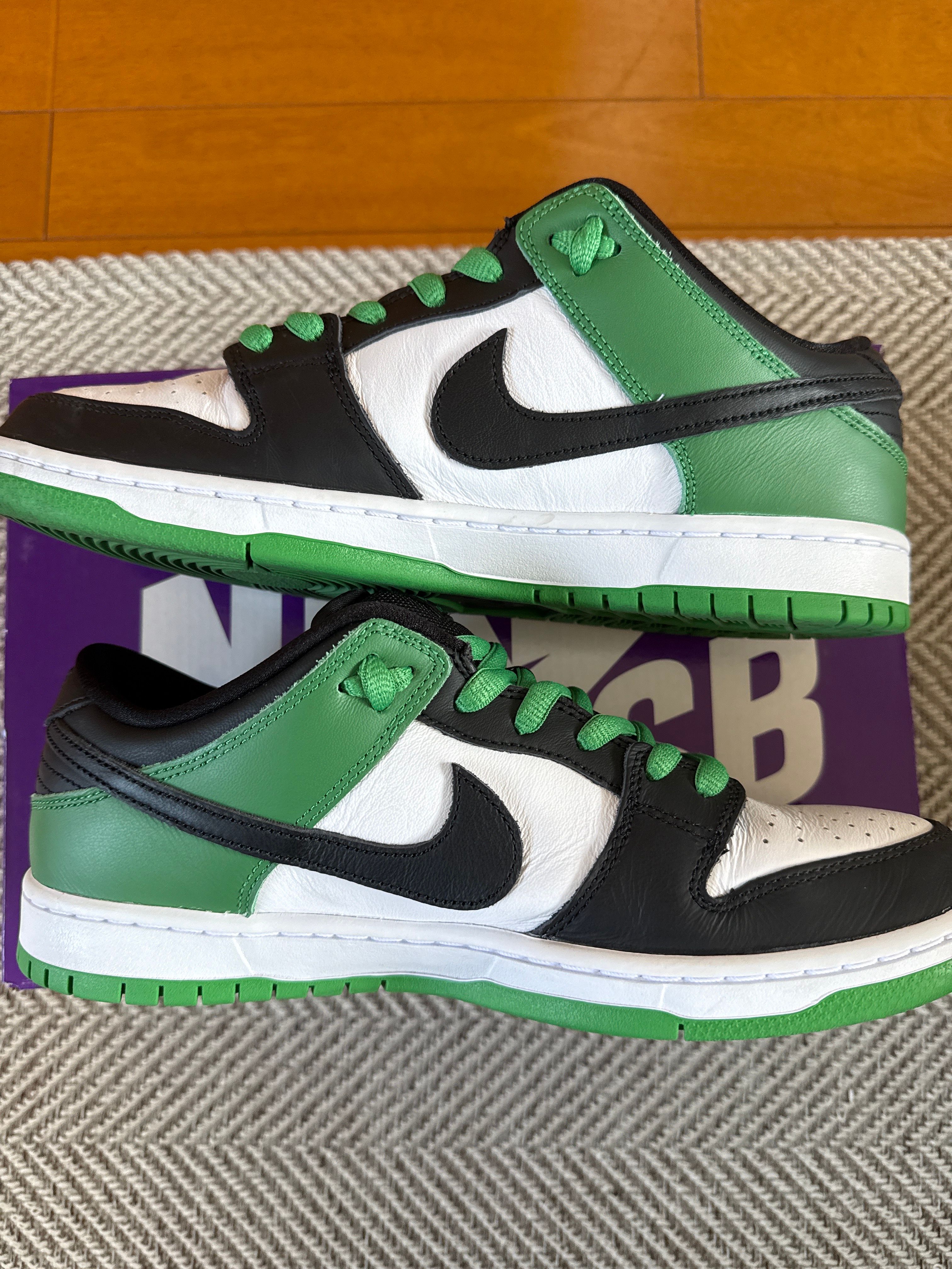 Nike SB Dunk Low Pro "Black and Classic Green"