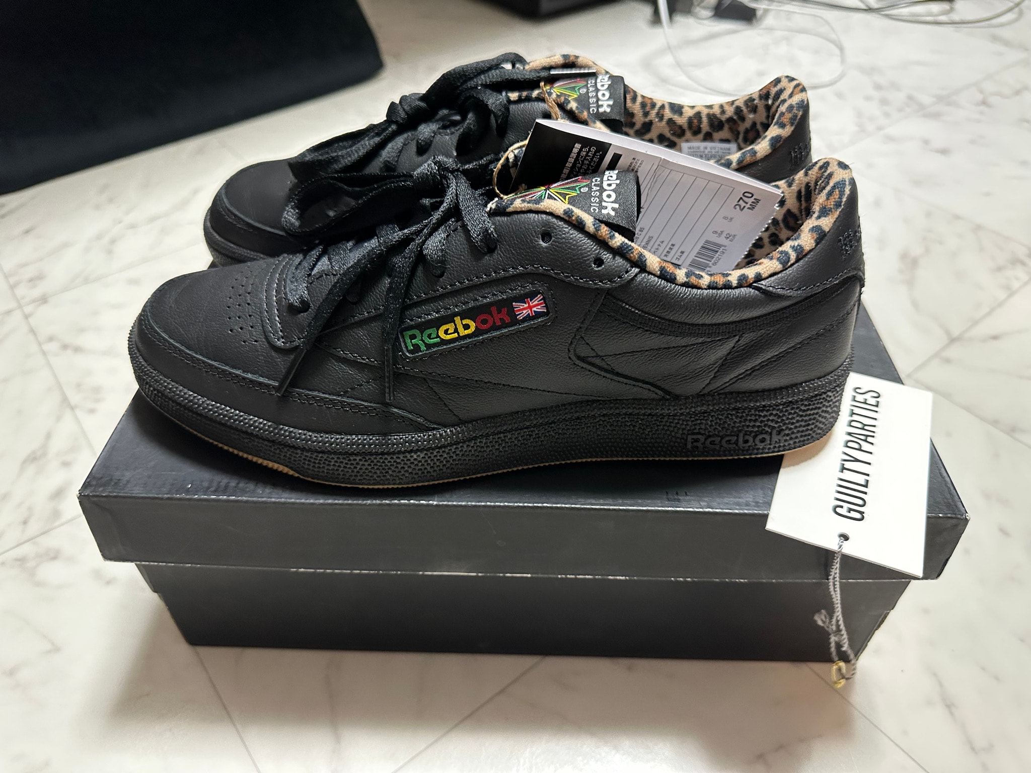 Wacko Maria × Reebok Club C 85 "Black"