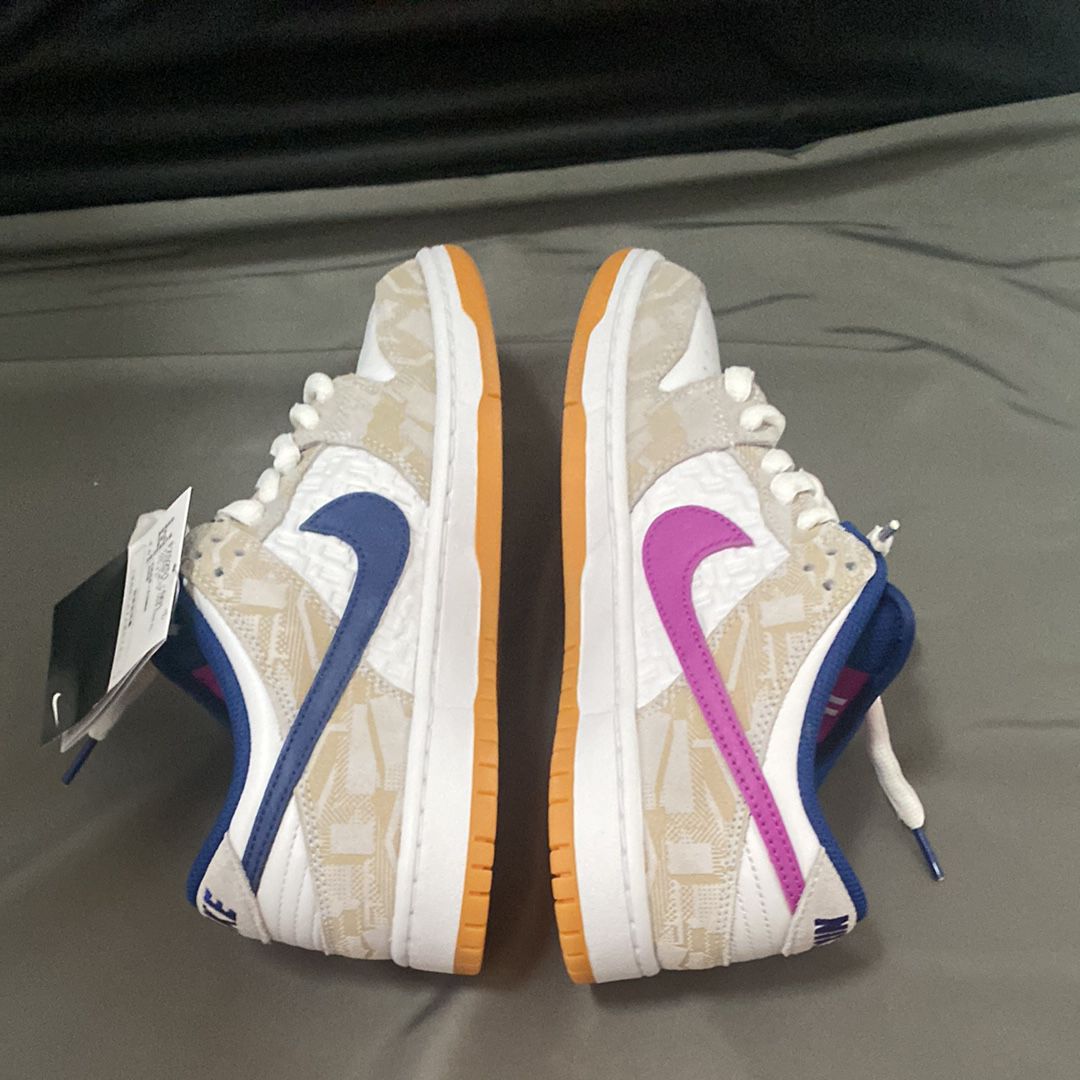 Rayssa Leal × Nike SB Dunk Low PRM "Pure Platinum and Vivid Purple"