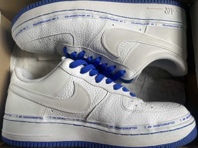 Uninterrupted × Nike Air Force 1 "White/Lapis Blue"